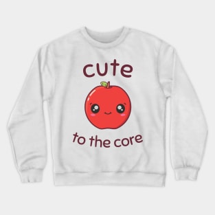 Cute To The Core Apple Crewneck Sweatshirt